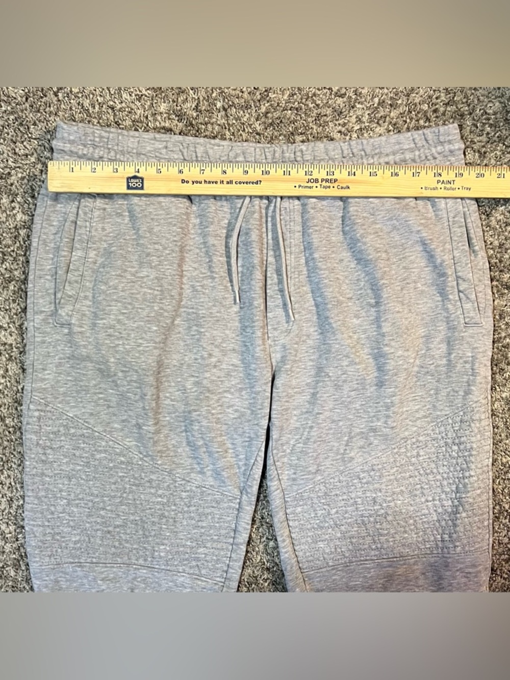 2 FOR 1: H&M Men's Black AND Grey Biker Joggers with Drawstring Waist! Size XL. - Picture 11 of 16